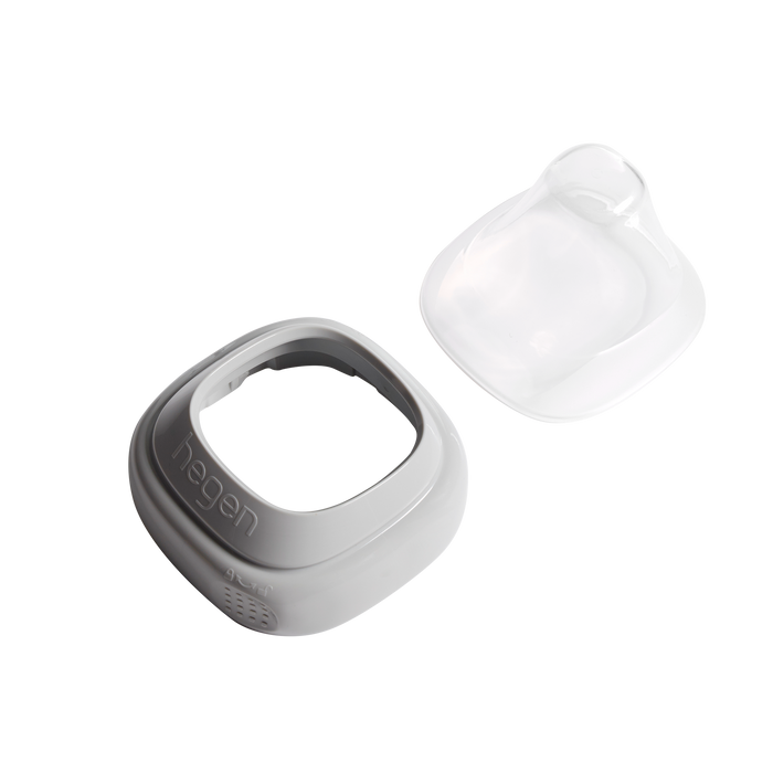Hegen PCTO Collar and Transparent Cover Grey