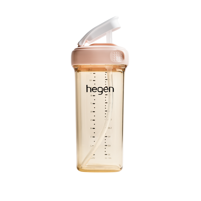 *NEW* Hegen PCTO™ 330ml/11oz Straw Cup PPSU Pink