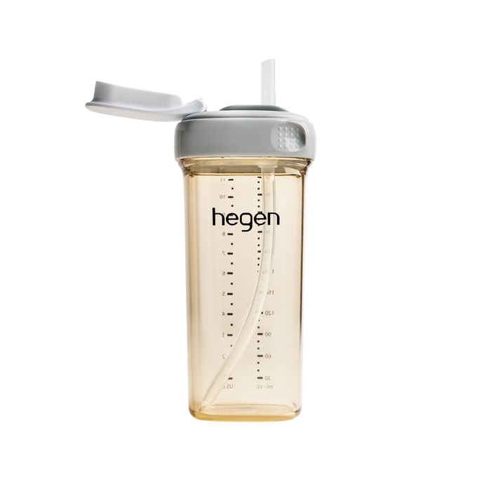 *NEW* Hegen PCTO™ 330ml/11oz Straw Cup PPSU Grey