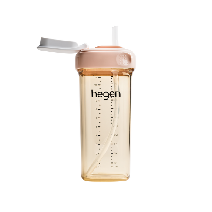 *NEW* Hegen PCTO™ 330ml/11oz Straw Cup PPSU Pink