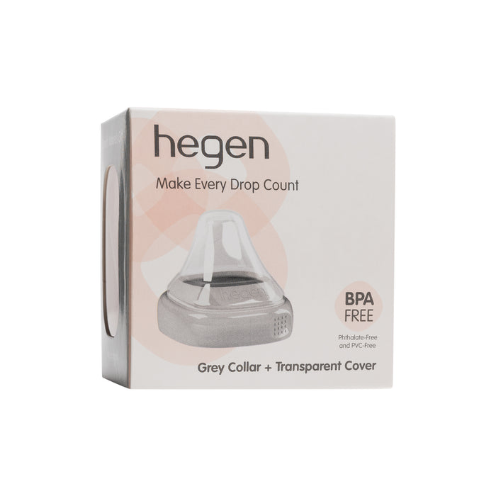 Hegen PCTO Collar and Transparent Cover Grey